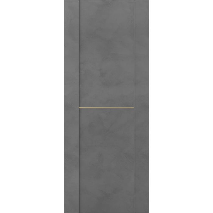 Avon 01 1H Gold Dark Urban Modern Interior Door by Belldinni