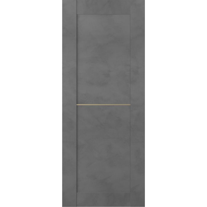 Avon 07 1H Gold Dark Urban Modern Interior Door by Belldinni