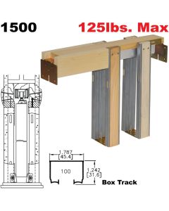 JOHNSON HARDWARE 1500 SERIES POCKET DOOR FRAME 153080HD 96" (8'-0") MAX. DOOR HEIGHT