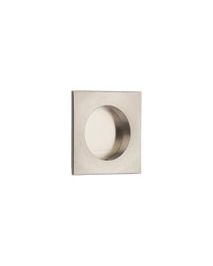EMTEK FLUSH PULL SQUARE PASSAGE SATIN NICKEL (US15) 2213
