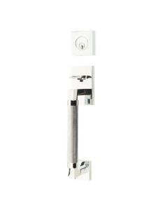 EMTEK HERCULES KNURLED SECTIONAL DUMMY 4207 POLISHED CHROME US26