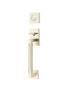EMTEK HERCULES KNURLED SECTIONAL DUMMY 4207 SATIN NICKEL US15
