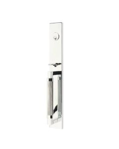 EMTEK HERCULES KNURLED FULL LENGTH DUMMY 4209 POLISHED CHROME US26