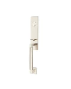 EMTEK HERCULES SMOOTH MONOLITHIC SINGLE CYLINDER KEYD 4215 SATIN NICKEL US15
