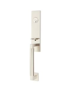 EMTEK HERCULES SMOOTH MONOLITHIC DOUBLE CYLINDER KEYD 4225 SATIN NICKEL US15