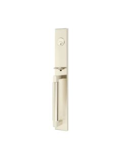 EMTEK HERCULES SMOOTH FULL LENGTH DOUBLE CYLINDER KEYD 4226 SATIN NICKEL US15
