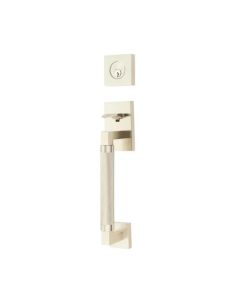 EMTEK HERCULES KNURLED SECTIONAL DOUBLE CYLINDER KEYD 4227 SATIN NICKEL US15