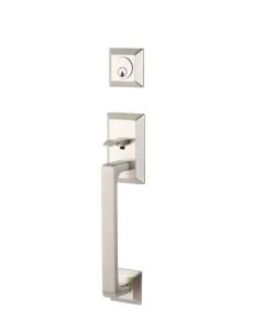 EMTEK TRANSITIONAL HERITAGE SCTIONAL SINGLE CYLINDER KEYD 4716 SATIN NICKEL US15