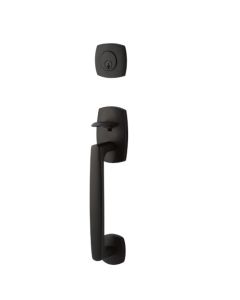 EMTEK URBAN MODERN SECTIONAL DOUBLE CYLINDER KEYD 4725 FLAT BLACK US19