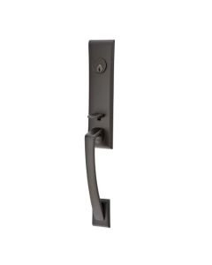 EMTEK APOLLO SINGLE CYLINDER KEYD 4815 FLAT BLACK US19