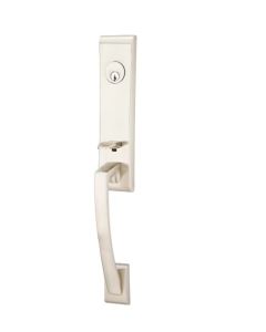 EMTEK APOLLO SINGLE CYLINDER KEYD 4815 SATIN NICKEL US15