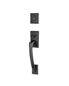 EMTEK ARES SINGLE CYLINDER KEYD 4817 FLAT BLACK US19
