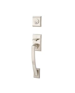 EMTEK ARES SINGLE CYLINDER KEYD 4817 SATIN NICKEL US15