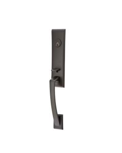 EMTEK APOLLO DOUBLE CYLINDER KEYD 4825 FLAT BLACK US19