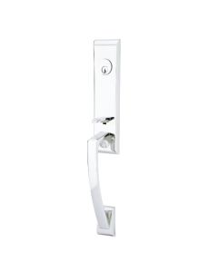 EMTEK APOLLO DOUBLE CYLINDER KEYD 4825 POLISHED CHROME US26