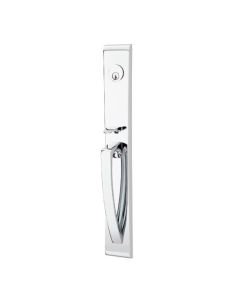 EMTEK ORION DOUBLE CYLINDER KEYD 4826 POLISHED CHROME US26