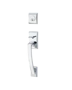 EMTEK ARES DOUBLE CYLINDER KEYD 4827 POLISHED CHROME US26