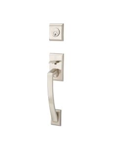 EMTEK ARES DOUBLE CYLINDER KEYD 4827 SATIN NICKEL US15