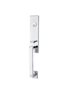 EMTEK DAVOS DOUBLE CYLINDER KEYD 4828 POLISHED CHROME US26