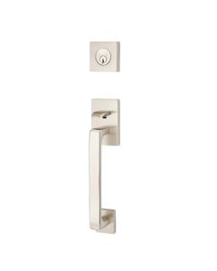 EMTEK BADEN DOUBLE CYLINDER KEYD 4830 SATIN NICKEL US15