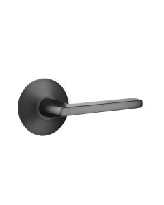 EMTEK HELIOS LEVER WITH MODERN ROSETTE PRIVACY RH FLAT BLACK (US19) 5207