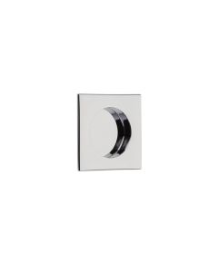 EMTEK FLUSH PULL SQUARE PASSAGE POLISHED CHROME (US26) 2213