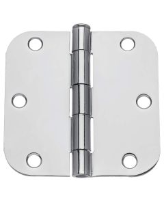 3 1/2" X 3 1/2" RESIDENTIAL DUTY HINGE WITH 5/8" RADIUS CORNERS 91033 US26 (POLISHED CHROME)