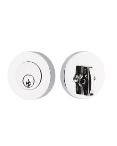 EMTEK MODERN DISC DEADBOLT DOUBLE CYLINDER 8323 POLISHED CHROME US26