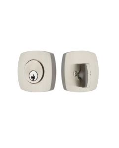 EMTEK URBAN MODERN DEADBOLT DOUBLE CYLINDER 8326 SATIN NICKEL US 15