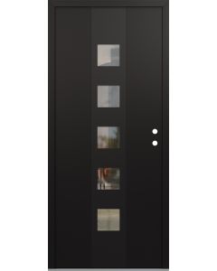 DIAMOND A13 36" X 96" BLACK/BLACK CLEAR GLASS PANEL BLACK LHI