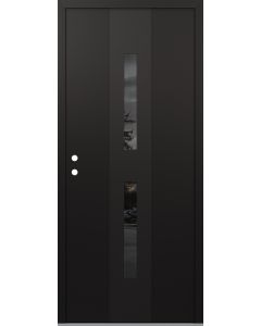 DIAMOND A6 36" X 96" BLACK/BLACK MIRRORED GLASS PANEL BLACK RHI