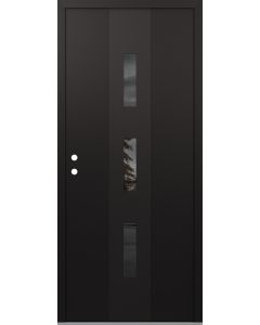 DIAMOND A7 36" X 96" BLACK/BLACK MIRRORED GLASS PANEL BLACK RHI
