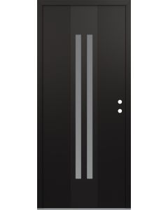 DIAMOND A8 36" X 96" BLACK/WHITE FROSTED GLASS PANEL BLACK LHI