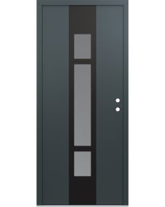 DIAMOND A9 36" X 80" ANTHRACITE/ANTHRACITE FROSTED GLASS PANEL BLACK LHI