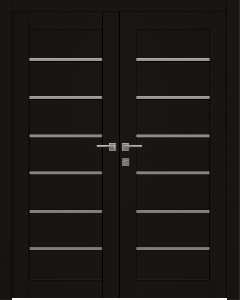 Alba Black Matte Double doors