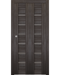 Alba Gray Oak Bi-folding doors