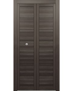 Alda Gray Oak Bi-folding doors