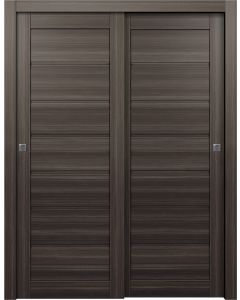 Alda Gray Oak Bypass doors