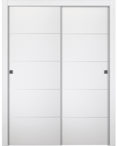Arvika Polar White Bypass doors