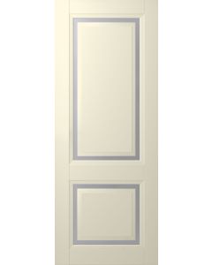 DOOR SLAB AURUM 2 VETRO IVORY 30" X 80" X 1 3/4" TEMPERED FROSTED GLASS