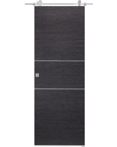 Avanti 2H Black Apricot Barn doors