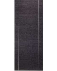 DOOR SLAB AVANTI 2U BLACK APRICOT 18" X 92 1/2" X 1 3/4" SOLID CORE