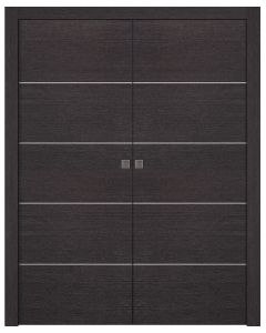 Avanti 4H Black Apricot Double pocket doors