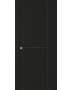 Avon 01 1H Black Matte Pocket doors