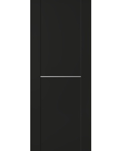 DOOR SLAB AVON 01 1H BLACK MATTE 28" X 84" X 1 3/4"