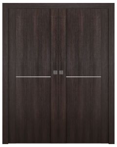 Avon 01 1H Veralinga Oak Double pocket doors