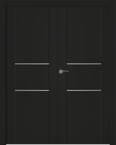 Avon 01 2H Black Matte Double doors