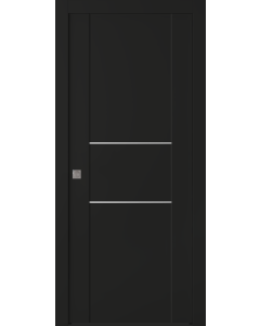 Avon 01 2H Black Matte Pocket doors