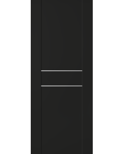 DOOR SLAB AVON 01 2HN BLACK MATTE 28" X 80" X 1 3/4"