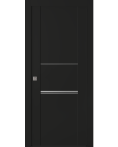 Avon 01 3H Black Matte Pocket doors